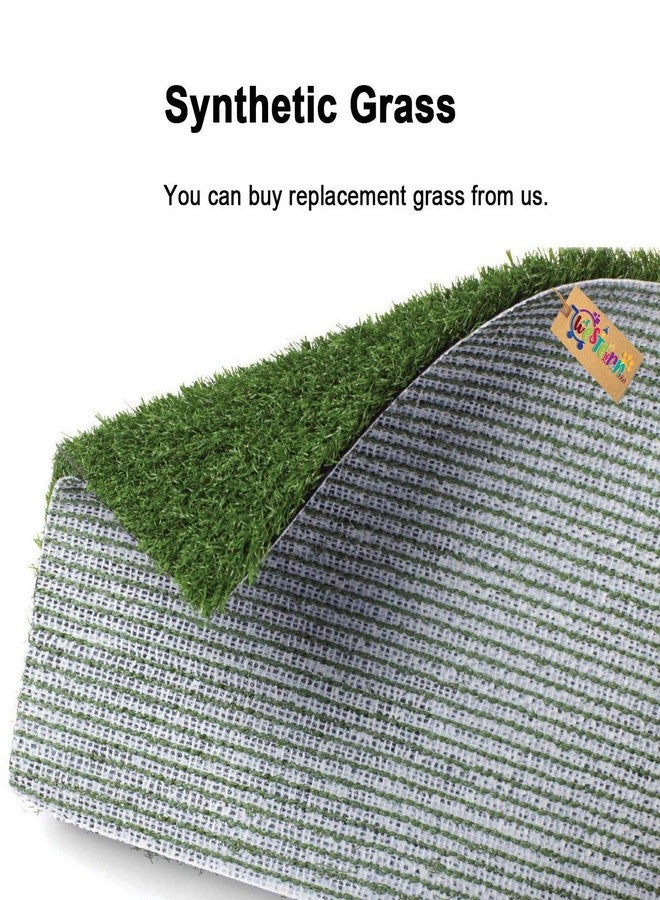 ويستيرن إرا حصيرة تدريب الكلاب والقطط على استخدام المرحاض من العشب الصناعي من ويسترن إيرا، مناسبة للتدريب الداخلي والخارجي (مجموعة واحدة من 3 قطع) - Image 5